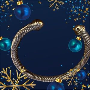 Elegant‎ Twisted Metal Cuff Bracelet